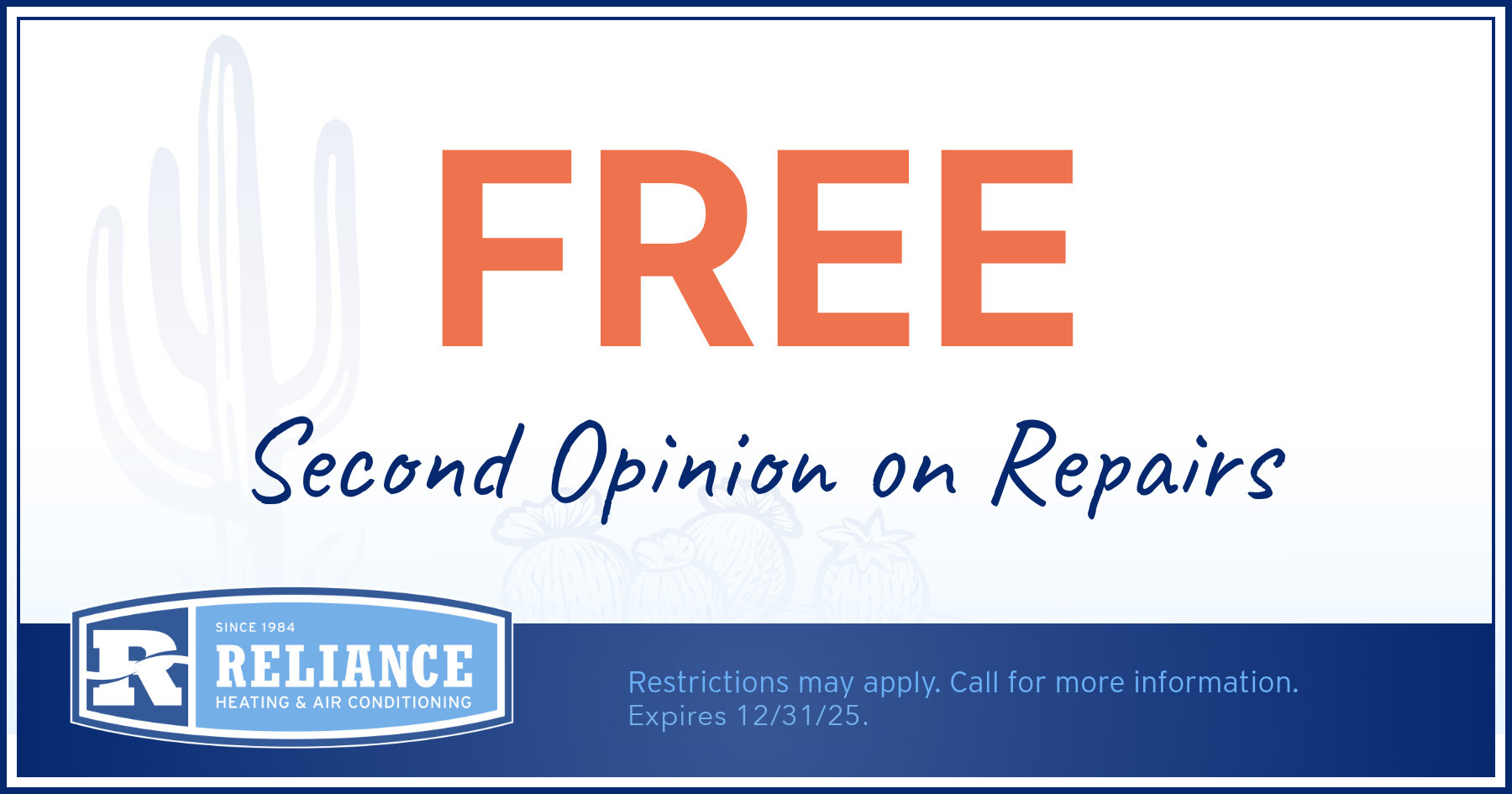 Free Second Opinions on Repairs.